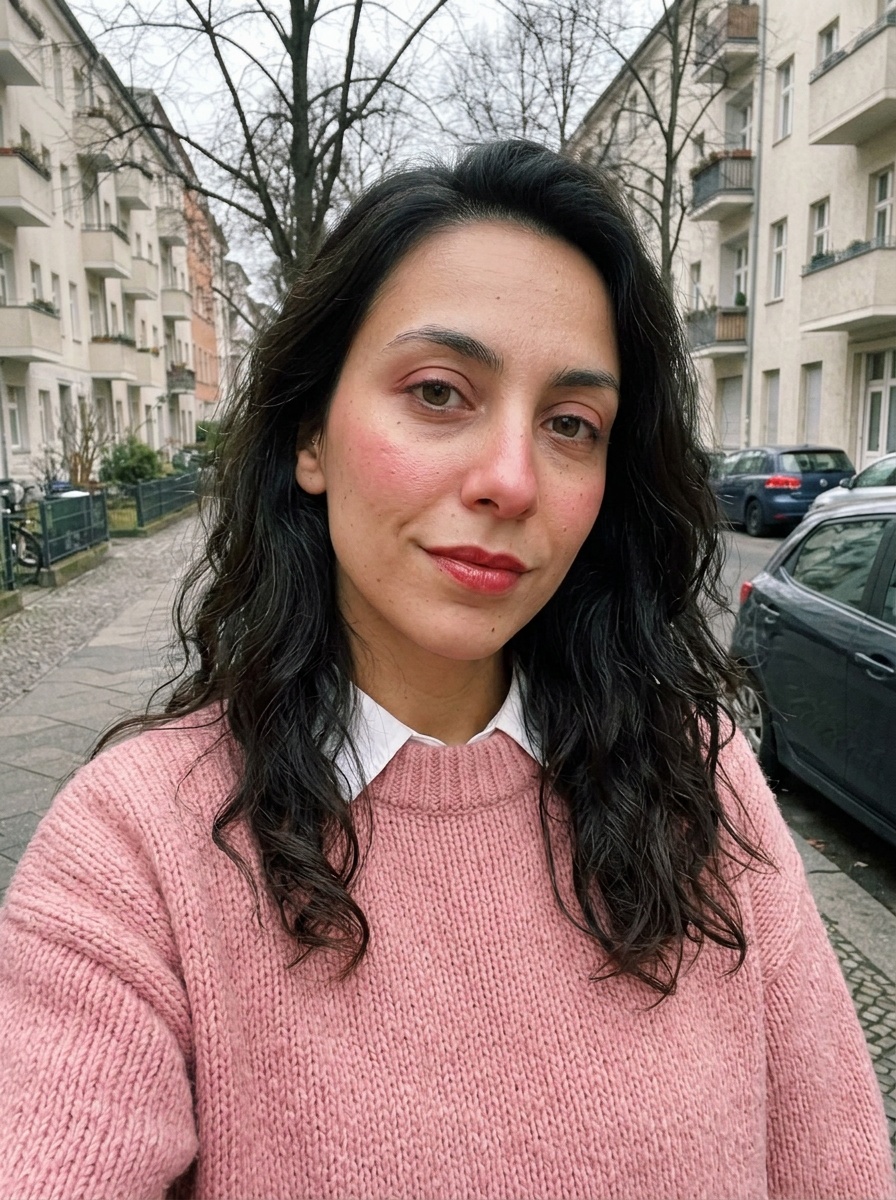 Igari Makeup on a woman in her late 20s with olive skin and almond-shaped hazel eyes