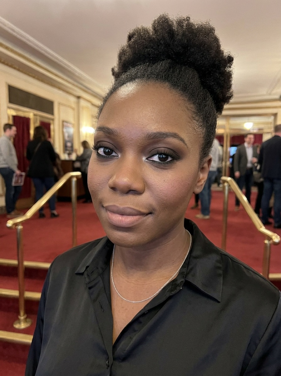 Classic Smokey Eye on a woman in her mid 20s with deep skin and brown eyes